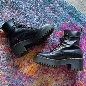 Dr. Marten Leona Heeled Boots 🖤